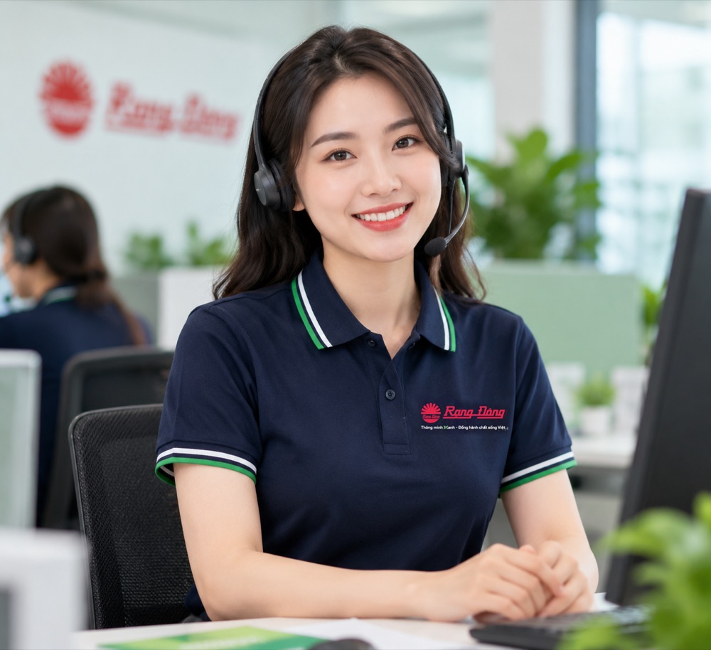 Nhân viên tư vấn Rạng Đông sẵn sàng hỗ trợ
